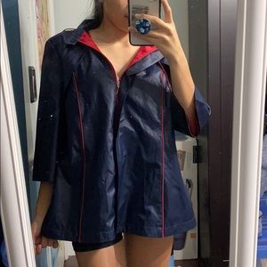 Navy Tommy Hilfiger raincoat